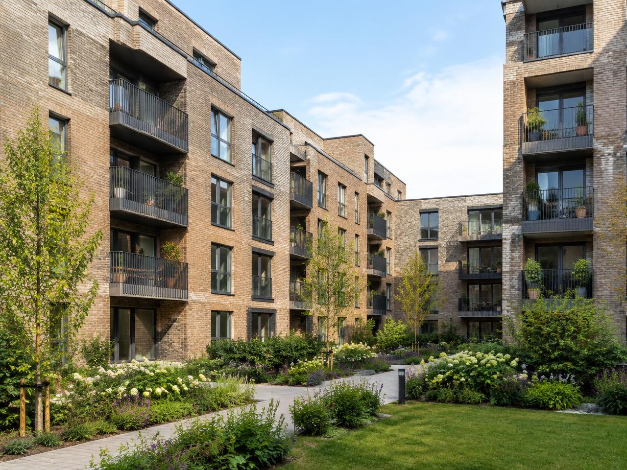 Contemporary South London shared ownership apartment development
