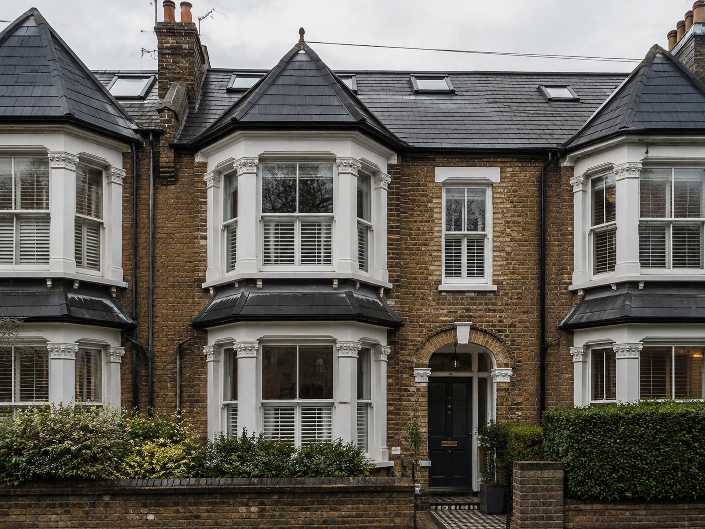 South London Victorian property showing roof, walls and windows